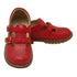 L'Amour Girls Red Double T-Strap Buckled Stitch Down Leather Shoes 11-2 Kids - SophiasStyle.com